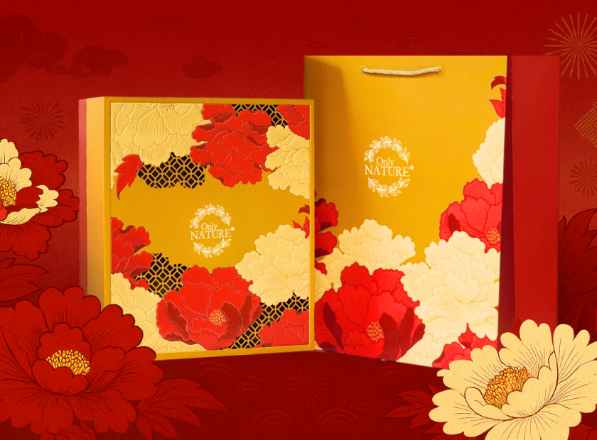 HỘP QUÀ HOA MẪU ĐƠN ĐỎ 