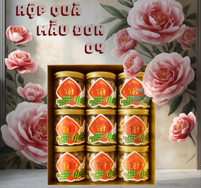 HỘP QUÀ MẪU ĐƠN ĐỎ 04