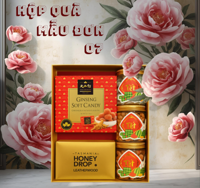 HỘP QUÀ MẪU ĐƠN ĐỎ 07