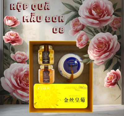 HỘP QUÀ MẪU ĐƠN ĐỎ 08