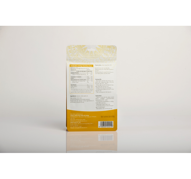 CHUỐI SẤY GIÒN 100G